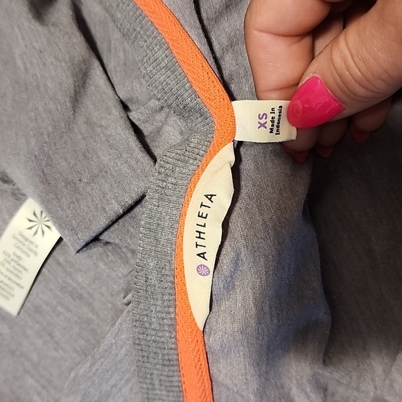 Athleta Mini Body-Con Dress Grey Size X Small - Picture 2 of 5